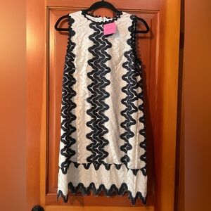 Elegant Black and White Kids Dress